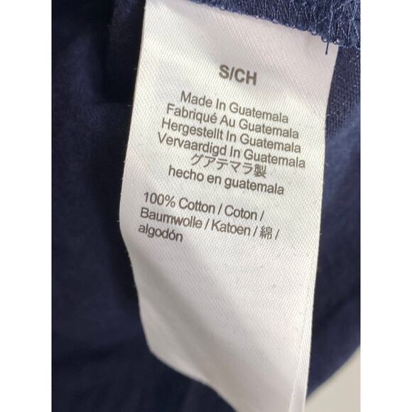 J.Crew Factory Navy Blue Logo Short Sleeve Graphic Tee Men's Size Small S - Picture 6 of 8